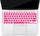 USA Version English Language Silicone Keyboard Cover Compatible for MacBook Air 13" 2020 M1 Chip Model A2179/A2337 With Touch ID, Dust/Spill Protection, Easy Install &amp; Washable Protector, Pink