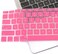 USA Version English Language Silicone Keyboard Cover Compatible for MacBook Air 13" 2020 M1 Chip Model A2179/A2337 With Touch ID, Dust/Spill Protection, Easy Install &amp; Washable Protector, Pink