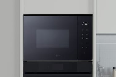 LG Built in Microwave Oven 25L, Black Glass, With LED Touch Display and Child Lock Option, MGBZ2593F
