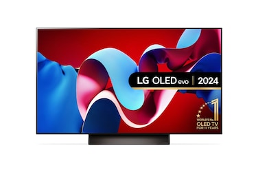 LG OLED48C46LA 48-Inch OLED evo C4 4K Smart TV with AI ThinQ, Dolby Vision, Dolby Atmos, webOS, Alexa Built-In 2024 Model