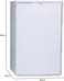 LG 131 Liter Refrigerator Single Door Inverter Compressor Color White Model - GL131SQQP