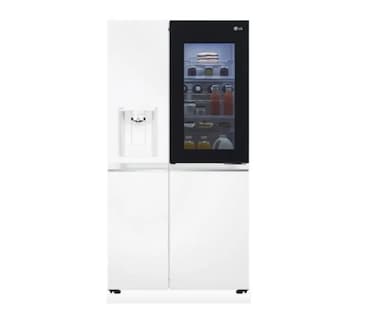 LG 674 Liter Side by Side Refrigerator, Door-in-Door, Door Cooling, Water Dispenser, Color White Model &ndash; GR-X267CQHS