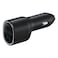 Samsung 40W Car Charger Duo - Black