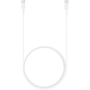 Samsung USB-C to USB-C Cable, Super Fast Charging 2.0, Max 45W, 3A Current, Up to 480Mb/s Data Transfer Speed, 1.8m Length, 60W Power Delivery, Durable &amp; Reliable - White
