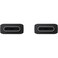 Samsung USB-C to USB-C Cable, Super Fast Charging 2.0, Max 45W Output, 3A Current, Up to 480Mb/s Data Transfer, 1.8m Length, 60W Power Delivery, Durable &amp; Reliable - Black
