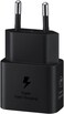 Samsung 25 Watt Charging Adapter with USB-C Cable - Black (International Version)