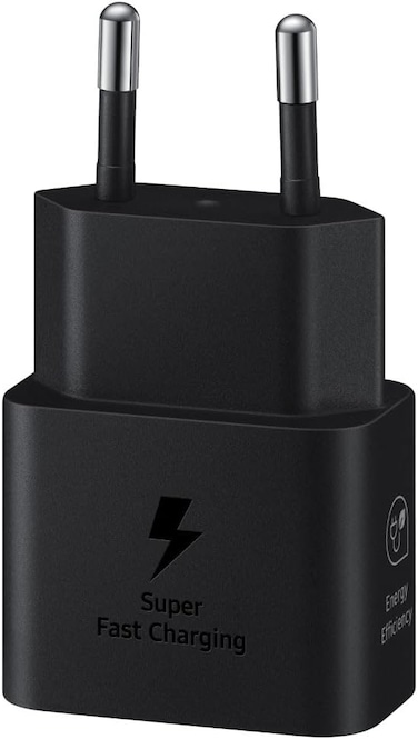 Samsung 25 Watt Charging Adapter with USB-C Cable - Black (International Version)