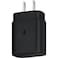 Samsung 25W PD USB-C Adapter, Compact and Efficient Design, Fast Charging for Smartphones, Tablets, and USB-C Devices, Includes USB Type-C Cable, 2-Pin Plug, Black
