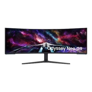 Samsung 57&Prime; Odyssey Neo G9 G95NC Dual UHD Curved Gaming Monitor, 240Hz Refresh Rate, 1ms Response Time, White