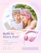 iClever Kids Headphones with Cat Ear Led Light Up, Safe Volume Limite Kids Wired Headphones with FunShare Foldable Over-Ear Headphones for Kids/School/Travel

