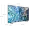 تلفزيون سامسونج الذكي، QLED، Q60D، 50 بوصة، 2024، حجم لون 100% مع Quantum Dot، ترقية 4K، Samsung TV Plus، تصميم AirSlim، أسود، QA50Q60DAUXZN