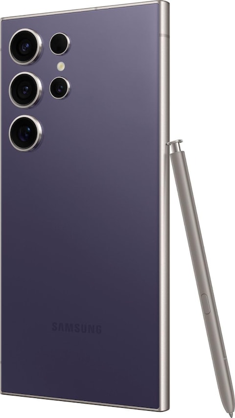 Samsung Galaxy S24 Ultra, Dual SIM, 12GB RAM, 256GB, 5G, Titanium Violet (International Version)