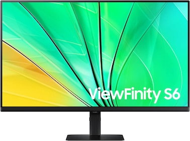 SAMSUNG ViewFinity S6 S60D 27" QHD Monitor &ndash; IPS Display, 100Hz, 5ms, Eye Saver Mode, Flicker-Free, Flat Screen &ndash; Black   LS27D606EAMXUE