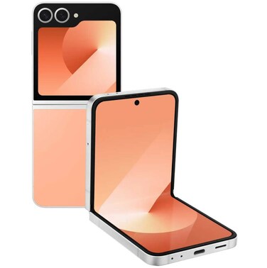 Samsung Galaxy Z Flip6 Dual SIM (SIM 1 + eSIM / Dual eSIM) 12GB RAM, 512GB, 5G, Peach