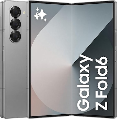 Samsung Galaxy Z Fold 6 Dual SIM, 12GB RAM, 1TB, 5G, Silver Shadow - International Version