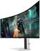 Samsung 49&Prime; Odyssey G9 G91SD OLED DQHD Curved Gaming Monitor, 144Hz Refresh Rate, 0.03ms Response Time, NVDIA G-Sync, Height Adjustable, Silver