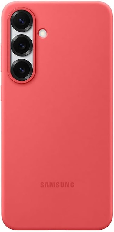Samsung Galaxy S25+ Genuine Silicone Phone Case, Red