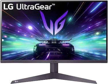 LG 24GS50F-B 24-inch FHD (1920 x 1080) UltraGear Gaming monitor with 180Hz, 1ms MBR, HDR10, AMD FreeSync, HDMI, DisplayPort, 3-Side Virtually Borderless Design, Black