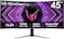 LG Ultragear Curved OLED Gaming Monitor 45GS96QB, 45 Inch, 1440p, 240Hz, 0.03ms, OLED Display, HDR 10, NVIDIA G-Sync Compatible &amp; AMD FreeSync, Built in Speakers, DisplayPort, USB-C, HDMI