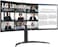 LG 34WR55QK-B Curved Monitor, 34" VA Display, WQHD Resolution, 100Hz Refresh Rate, 5ms (GtG @ Faster) Response Time, 16.7m Color Display,, USB Type-C with 65W Power Delivery, Black   34WR55QK-B.AMA
