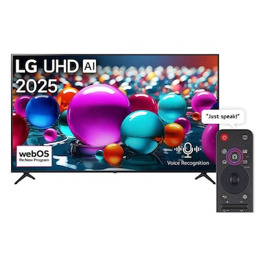 LG 75 inch UHD AI UA85 4K Smart TV AI Magic Remote Ready HDR10 webOS25 2025 60HZ