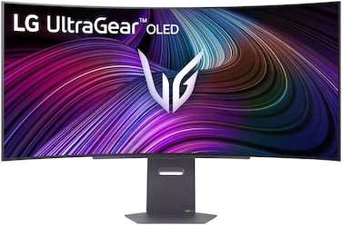 LG 45GX90SA UltraGear 45-Inch Curved OLED Gaming Monitor, WQHD (3440x1440), 240Hz, 0.03ms, HDR, G-SYNC &amp; FreeSync, USB-C, HDMI 2.1 &ndash; Black