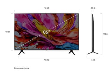 85 inch LG QNED evo AI QNED91 MiniLED 4K 144 Hz VRR Smart TV AI Magic remote webOS25 2025