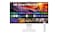 LG 32U850SA-W Smart Monitor, 32" IPS Display, 4K UHD Resolution, 60Hz Refresh Rate, 5ms (GtG) Response Time, Built-in Camera, HDR10, Flicker Safe, Auto Brightness, webOS, White   32U850SA-W.AMA