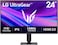 LG UltraGear 24G411A Gaming Monitor, 24" IPS Display, FHD Resolution, 144Hz Refresh Rate, 5ms (GtG @ Faster) Response Time, AMD FreeSync Premium Pro &amp; NVIDIA G-Sync, Black   24G411A-B
