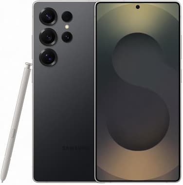 سامسونج جالكسي S25 الترا شريحتين، 12 جيجابايت رام، 256 جيجابايت، الجيل الخامس، أسود داكن تيتانيوم - إصدار الإمارات العربية المتحدة