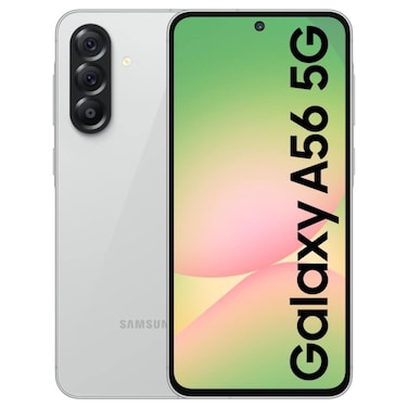 Samsung Galaxy A56 Dual SIM, 12GB RAM, 256GB, 5G, Awesome Lightgray - International Version