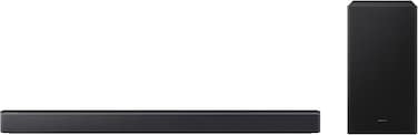 Samsung B-series Soundbar, B450F, 2.1 ch, Subwoofer, 2.1ch Sound, Dolby Audio/DTS Virtual:X, Bass Boost, Adaptive Sound, HW-B450F/ZN (2025 - UAE Version)