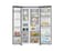 Samsung 616 Liter Side by Side Refrigerator Water dispenser, With ice,On-device Bixby,Save energy intelligently-AI Energy Mode Color Black Model &ndash; RS80F65J1F