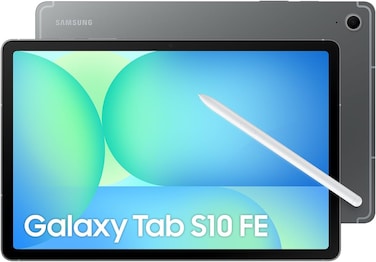 Samsung Galaxy Tab S10 FE, WIFI Android Tablet, 12GB RAM, 256GB Storage, 10.9&rdquo; Screen, 90Hz Display, S Pen Included, IP68, Long Battery Life, Gray (UAE Version)