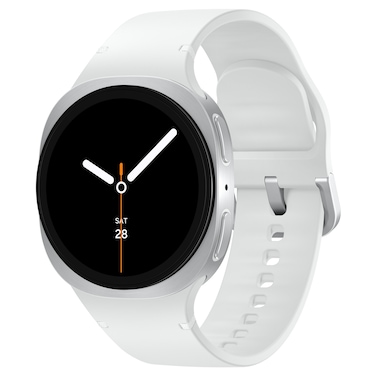 Samsung Galaxy Watch8 40mm Smartwatch, Bluetooth, Silver - UK Version (SM-L320NZSAEUA)