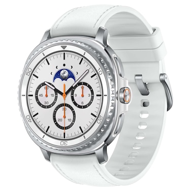 Samsung Galaxy Watch8 Classic 46mm AI Smartwatch, Bluetooth, White - Latin American Version (SM-L500NZWALTA)