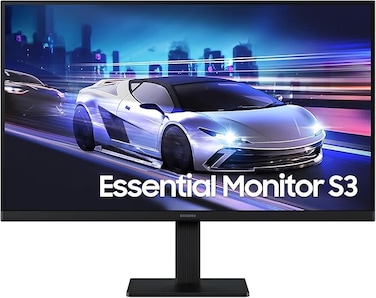 Samsung 24" Essential Monitor S33F FHD (1,920 x 1,080) 100Hz Refresh Rate 5Ms for Gaming and Office Use, (New Launch) LS24F330EAMXUE