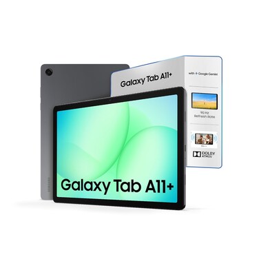 Samsung Galaxy Tab A11+ Tablet, 256GB, Gray, 11-inch, 8GB RAM, 8 MP Camera, TFT Display, 5G- Indian Version