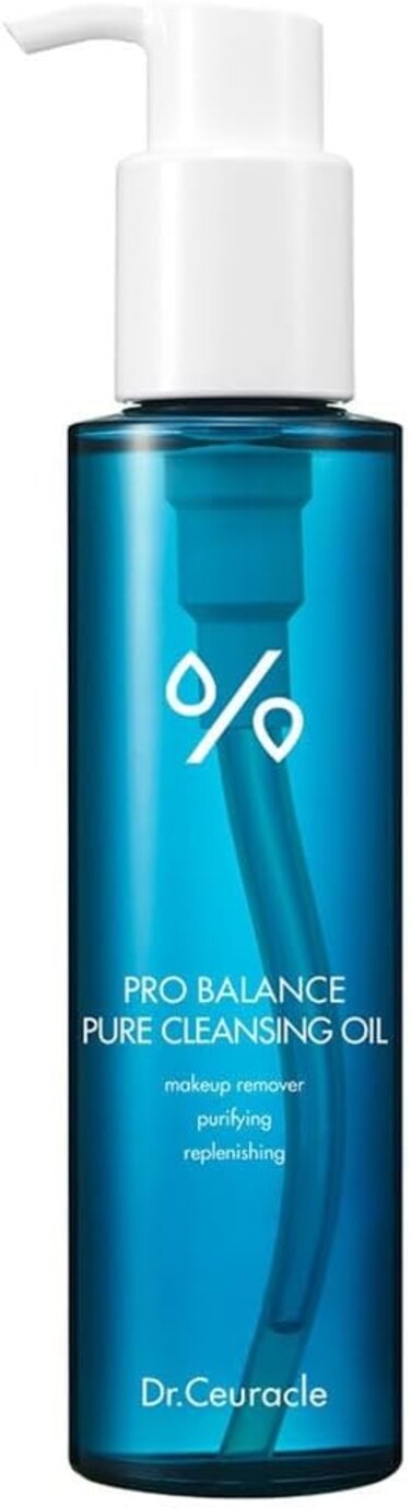 زيت التنظيف النقي برو بالانس من دكتور سيوراكل، 155 مل، 44% زيت بذور دوار الشمس + مركب بروبيوتيك 5، إزالة عميقة للمكياج، ترطيب وتوازن درجة الحموضة