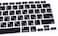 USA Version Russian Language Silicone Keyboard Cover Compatible for MacBook Air 13" 2020 M1 Chip Model A2179/A2337 With Touch ID, Dust/Spill Protection, Easy Install &amp; Washable Protector, Black