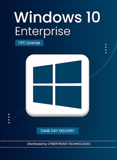Microsoft Windows 10 Enterprise   1 PC License   Digital License   SAME DAY DELIVERY