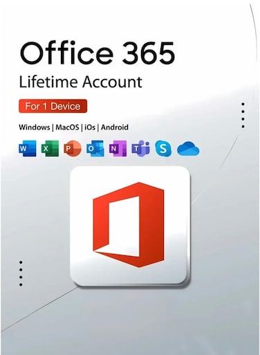 Office 365 - Lifetime Account for 1 Device   Windows, Android, MAC, iOS &amp; Online   Digital License