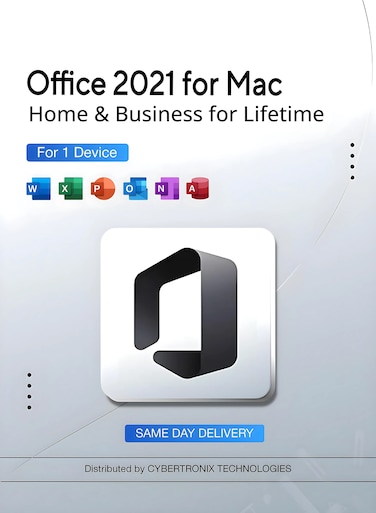 Microsoft Office 2021 for Mac   Home &amp; Business Lifetime Subscription for 1 Device   Digital License   SAME DAY DELIVERY