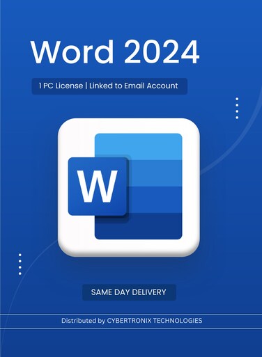 Microsoft Word 2024   1 PC Linked to Email Account   Digital License   SAME DAY DELIVERY