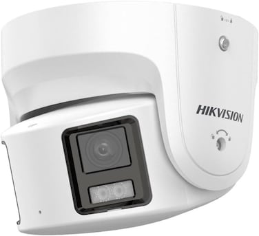 Hikvision DS-2CD2387G2P-LSU/SL IP Camera (4mm) &ndash; 8MP ColorVu Turret with Built-In MIC, Strobe Light, AcuSense, and Smart Motion Detection