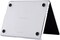 Hard Shell Case Cover Compatible with MacBook Pro 14-Inch Release 2024/2023/2022/2021 Model:- M3 A2918/A2992, M2 A2779, M1 A2442 Pro/ Max Chip with Touch ID, White Carbon Fiber Texture