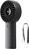 JISULIFE Handheld Mini Fan, 5000mAh Upgraded Portable Fan with Powerful Wind, USB Rechargeable Mini Hand Fan with Digital Display, 5 Wind Speeds, Ideal for Travel/School/Eyelash-Black