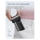 JISULIFE Handheld Fan Life9S, Turbo Power: High-Speed Motor, Up to 22H Runtime, 5000mAh Rechargeable, 5-Speed, Mini Pocket Design, Portable Fan for Travel, Outdoor, Gifts for Women Men– Black