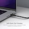 Belkin USB Type C to C Cable, 100W Power Delivery USB-IF Certified 2.0 USB C Charger Cable with Double Braided Nylon Exterior for iPhone 16, 15, iPad, MacBook, Galaxy, Pixel and More -2M, Black