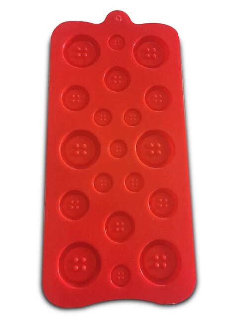 Button-Shaped Cake D&eacute;cor Silicone Molds for Fondant and Chocolate &ndash; Ideal for Creating Intricate Designs for Cupcakes, Cakes, and More